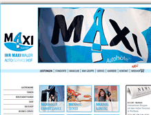 Tablet Screenshot of maxi-autohof.de